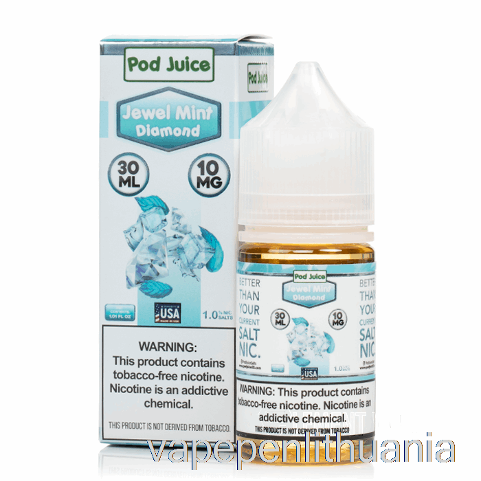 Brangakmenių Mėtų Deimantų - Ankšties Sultys - 30ml 20mg Vape Skystis